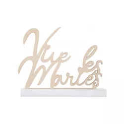 1 Tischdekoration "Vive les mariés"