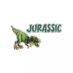 10 Confettis Jurassic verts