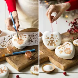 Moule à pâtisserie en métal 6 cœurs pour de délicieux mini-gâteaux et amuse-bouches salés