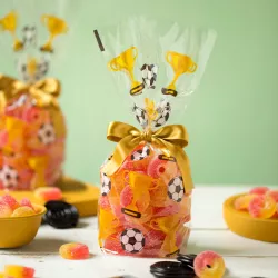Soccer candy bags