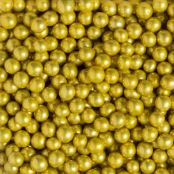 Maxi sugar pearls gold - 100g