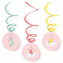 Swirl decorations "Ballerina"