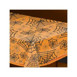 1 Durchsichtige Tischdecke "Spinnennetz"