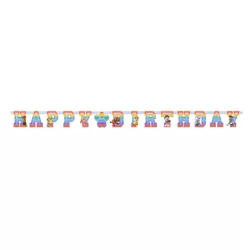 1 Guirlande "Happy Birthday" - Pat Patrouille