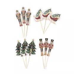 12 Christmas story cake toppers