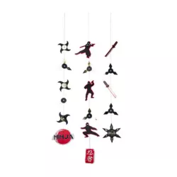 3 Hanging decorations "Ninja"
