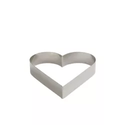 Anello per torta a cuore Ø 18 cm per torte e torte a strati magnifiche