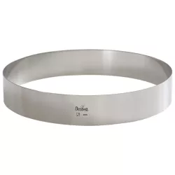 Tart rings in steel - pies molds diameter: 32 cm