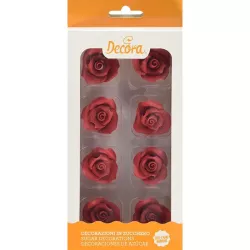 Sugar red roses