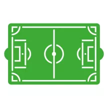 Schablone "Fussballfeld"