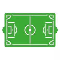 Schablone "Fussballfeld"