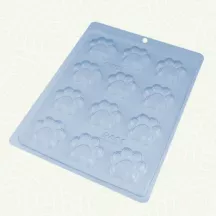 Paw print chocolate mould