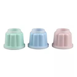 Pudding moulds - pastel