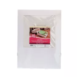 Cake Box White 32 x 32 x 11,5cm - pk/2