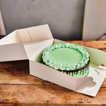 Cake Box White 32 x 32 x 11,5cm - pk/2
