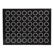 1 macarons mat with 48 impressions