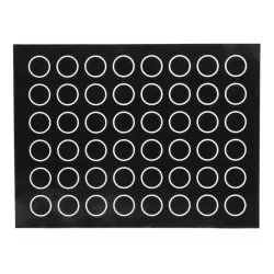 1 macarons mat with 48 impressions
