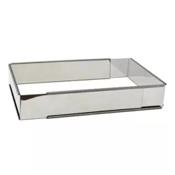 Cadre extensible rectangle inox - max 46x32cm