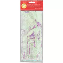10 Iridescent cookie bags - snowflakes