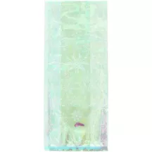 10 Iridescent cookie bags - snowflakes