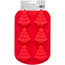 1 silicone mould Christmas trees