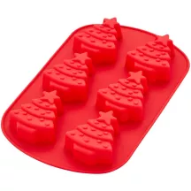 1 Silikonform Weihnachtsbäume