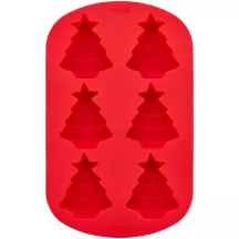 1 moule en silicone avec 6 cavités sapins de Noël
