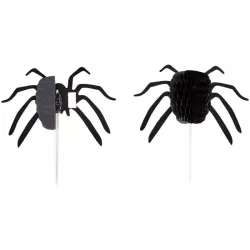 12 "Spider" cake toppers