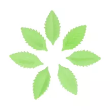 Edible paper leaves green 50 pieces - Flower decoration