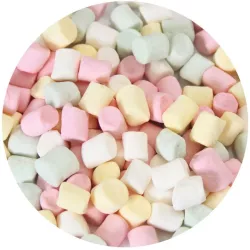 Mini marshmallow multicolore - 50g