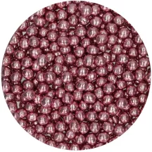 60g Metallic pink crispy choco pearls