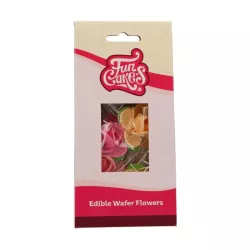5 rose di carta commestibile
