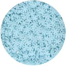 50 g di fiocchi di neve blu per decorazioni a pioggia