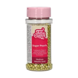 Zuckerperlen - Metallic Gold - 80g