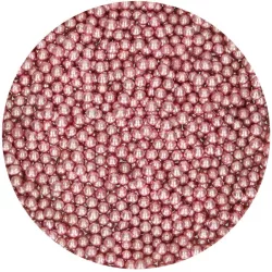 Zuckerperlen "Metallic Rosa"
