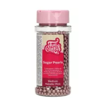 Pearls "Metallic Pink" in sugar