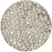 Zuckerperlen Metallic Silber