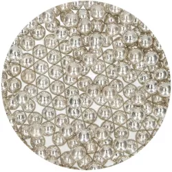 Sugarpearls 8mm -Metallic Silver- 80g