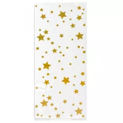 20 Keksbeutel "goldene Sterne"