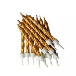 Candele ritorte - oro