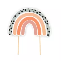 1 grande cake topper "Arcobaleno Boho"