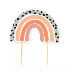 1 grande cake topper "Arcobaleno Boho"