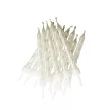Twisted candles - Pearl