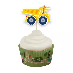 12 Cake toppers véhicules de transport