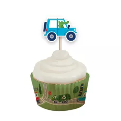 12 veicoli da trasporto Cake Toppers