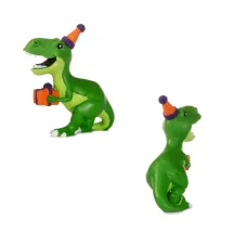 Figurine "Dinosaurier mit Geschenk"