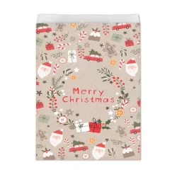 10 Treat bags "Merry Christmas"