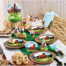8 bicchieri di carta cavallo selvaggio