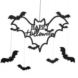 1 Happy Halloween bat decoration