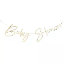 Girlande "Baby Shower"